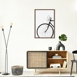Quadro Bicicleta Vintage 60x43 Caixa Marrom