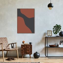 Quadro Boho Black Earth 100x70 Filete Marrom