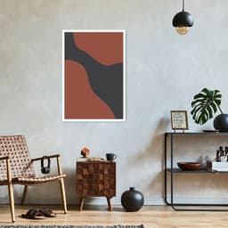 Quadro Boho Black Earth 60x43 Caixa Branco