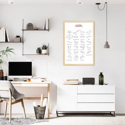 Quadro Circuitos Grand Prix 60x43 Caixa Marfim