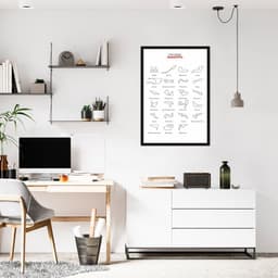 Quadro Circuitos Grand Prix 60x43 Caixa Preto