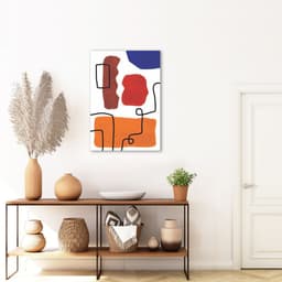 Quadro Contemporaneo Bohemian Lines 86x60 Sem Moldura