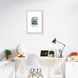 Quadro Divertido .JPG 86x60 Filete Marfim