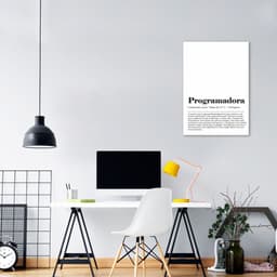 Quadro Divertido Programadora 86x60 Sem Moldura