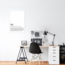 Quadro Divertido Significado T.I 43x30 Caixa Branco