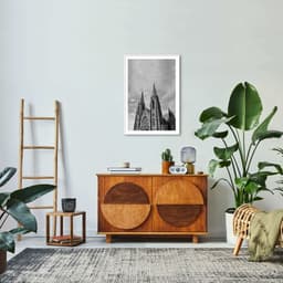 Quadro Eglise Saint-Paul 100x70 Filete Branco