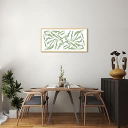 Quadro Floral Boho 60x30 Caixa Marfim