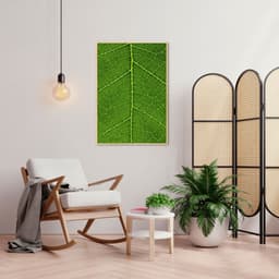 Quadro Folha Estrutura 43x30 Filete Marfim