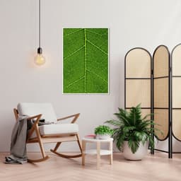 Quadro Folha Estrutura 86x60 Filete Branco