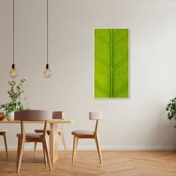 Quadro Folhara 120x60 Filete Branco