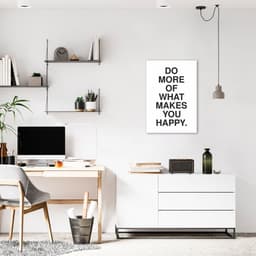 Quadro Frase Do More 60x43 Sem Moldura