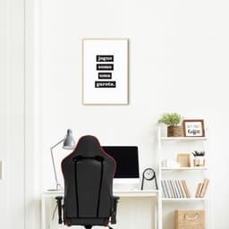 Quadro Jogue como uma garota 100x70 Filete Marfim