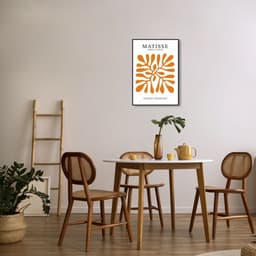 Quadro Matisse The Cut-outs 100x70 Filete Preto