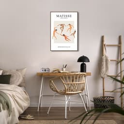 Quadro Matisse The Dance 100x70 Filete Marrom