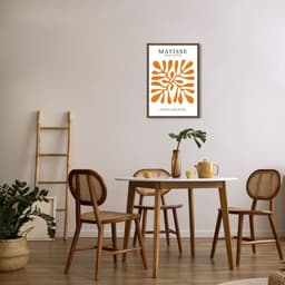 Quadro Matisse The Garden 60x43 Caixa Marrom