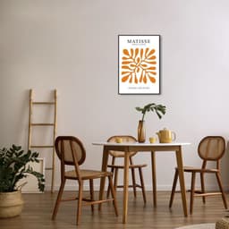 Quadro Matisse The Garden 60x43 Filete Preto