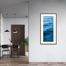 Quadro Oceano 100x50 Caixa Marrom