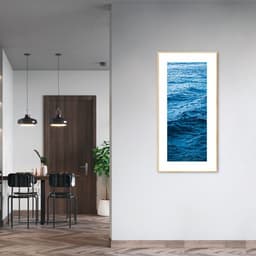 Quadro Oceano 100x50 Filete Marfim