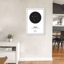 Quadro Signos do Zodíaco Libra 86x60 Sem Moldura