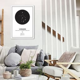 Quadro Signos do Zodíaco Virgem 86x60 Sem Moldura