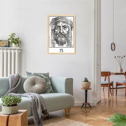 Quadro The Head of Christ Crowned 60x43 Caixa Marfim