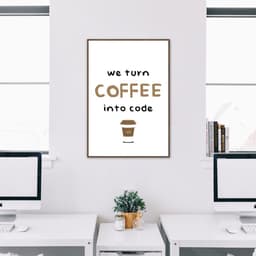 Quadro de Programador 43x30 Filete Marrom