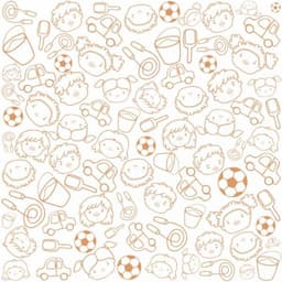 Papel de Parede Infantil Crianças e Brinquedos