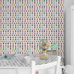 Papel de Parede Infantil Futebol Seleções Copa