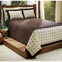 Cobre Leito King 200 Fios Naturalle Tabaco Casaborda 3 peças