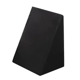 Encosto Triangular Preto Travesseiro  Ortopédico Pós Cirúrgico Com Capa Tr