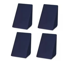 Kit 4 Travesseiros Encosto Triangular Ortopédico Pós Cirúrgico Com Capa Ideal para Leitura, Amamentação, Descanso Tr