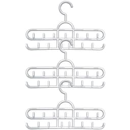 3 Cabides de Cintos 13 Ganchos cada Organizador Múltiplo Clo