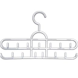 Kit 12 Cabides com Ganchos para Cintos Lenços Colares Suport