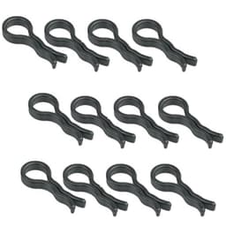 Kit 12 Presilha para Calça Clips Prendedor de Cabides 8x2cm