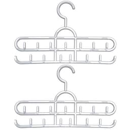 Kit 2 Cabides para Cintos Suportes Organizadores Lenços Cola