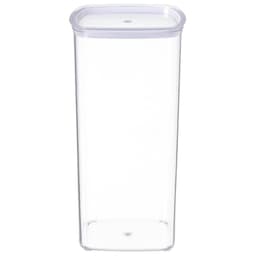 Pote Plástico 2L Transparente Organizador Mantimentos Grãos Massas Cinquetti