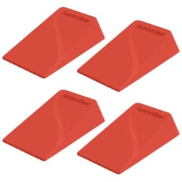 Kit 4 Calços Aparadores De Portas Comfortdoor Trava Porta De Borracha Laranja