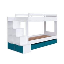 Beliche Charlie 4 Gavetas Branco e Azul