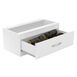 Caixa de Lenha Embutida CL N2 Branco - Completa Móveis