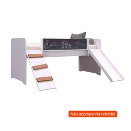 Cama Infantil Épic com Escorregador Branca