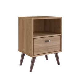 Mesa de Cabeceira Jandira 1 Gaveta Oak