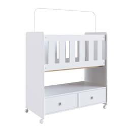 Mini Berço Moisés com Colchão 2 GV Branco