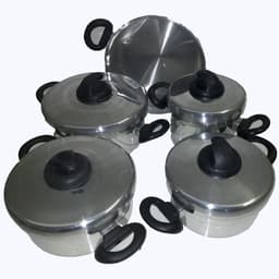 Jogo de Panela Plus Polido Prateado 5 Peças Cooklar