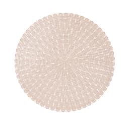 Jogo Americano Redondo Serena Bege Natural