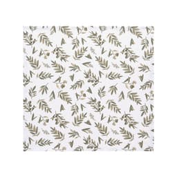 Kit com 4 Guardanapos Home Estampado Azeitona