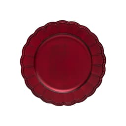 Sousplat Galles Gardênia Vermelho Antique