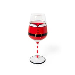 Taça Christmas Vermelha e Dourada 510 ml