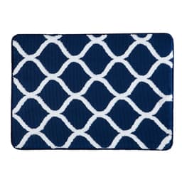 Tapete de Banheiro Resort Weekend Marinho 70cm x 50cm Home Design Corttex