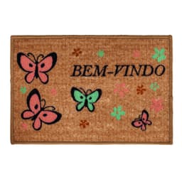 Tapete de entrada 40cm x 60cm Carpe Diem Candy Color Art Corttex