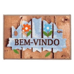 Tapete de entrada 40cm x 60cm Carpe Diem Primavera Color Art Corttex